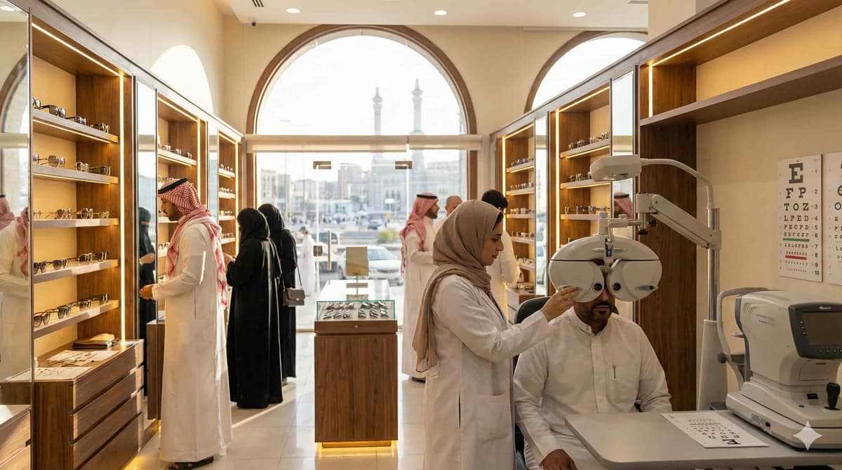 أفضل محلات بصريات في مكة مع نظارات طبية وعدسات حديثة